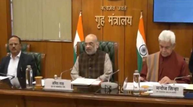 Amit Shah holds high level meeting on security situation in J&K