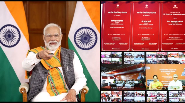 PM Modi inaugurates & lays foundation of 2000 railway projects worth over Rs 41,000 Crore