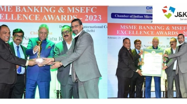 J&K Bank shines at MSME Banking Excellence Awards – 2023