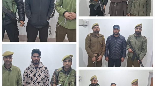 5 Miscreants Booked Under PSA in Baramulla, Lodged To Central Jail Kot Bhalwal & District Jail Udhampur: Police