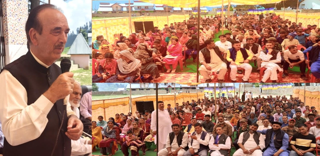 DPAP only party with roadmap of development of J&K: Azad | Asian Mail